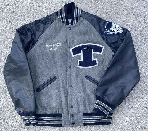 Varsity letterman wool bomber - varsity,