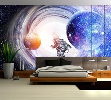 3D Blau Planet Q4444 Tapete