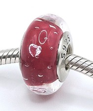 Charm Glas/Silber passend für