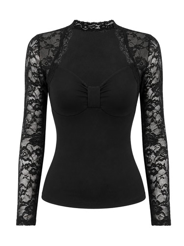 Damen spitzen langarm - damen,