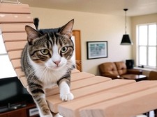 Hängebrücke für Katzen -