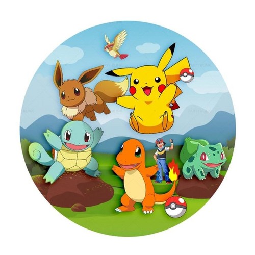 Tortenaufleger pokemon pikachu - tortenaufleger,