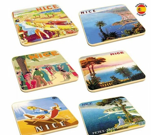 Kork untersetzer set 6 - -, st
