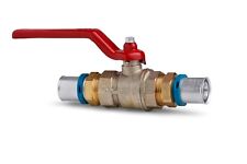 Press Kugelhahn rot Hebelgriff DVGW TH-Kontur Absperrung Alu-Verbundrohr