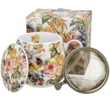 Teetasse mit sieb und deckel - teetasse,