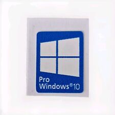 1x Windows 10 Pro Aufkleber Blau Sticker LOGO Label Blue Vinyl 16x22 Neu