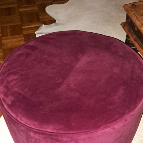Gepolsterter hocker pouf lila - gepolsterter,