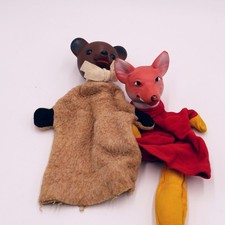 DDR Spielzeug Handpuppen Fuchs