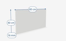 Vallstena Front Schubladenfront weiß 80x40 cm Hängeschrank Küchenschrank