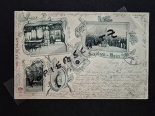 c0868 Gruss a. CALBE Saale b. Magdeburg - Schützenhaus 1903