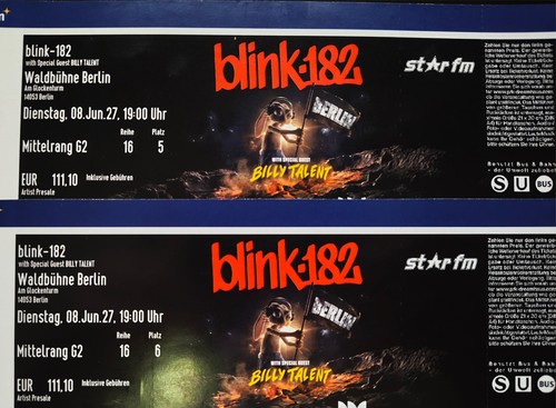 Tickets für blink - 2, am