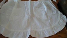 Halbschürze mit  Rüschen 70-80-er