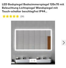 LED Badspiegel mit Beleuchtung Wandspiegel Badezimmer Spiegel Touch 120x70 cm