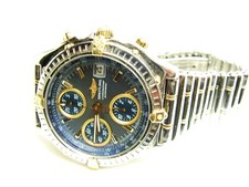 Breitling Herren Armbanduhr Cronomat  Chronograph Automatik Stahl/ Gold