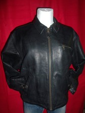 SCHICKE HERREN-LEDERJACKE *ORIGINAL "REDSKINS"  Gr.XL * schwarz * NEU!