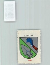 10407688 - Aadorf Vignette Wappen Kaffee Hag 1920-1940 Pflugeisen Rebmesser