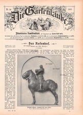 Reinhold Kübart - Grabmal für Reiter - 1915 - Historisches Titelblatt ~21x30cm