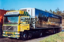 LKW Foto Volvo F16 Truck Belgien gelb SAD André PIERRET, HAMIPRE, A.PIERRE #a2zs