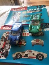 2 Carrera 124 Heimbsusatz FORD GT 40 und LOTUS 40 mit VERPACKUNG **