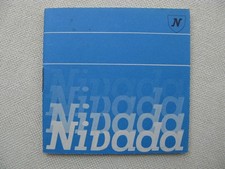 Originale Bedienungsanleitung für Nivada automatische Uhren mit Kalender, top