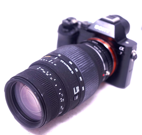 Sony mount adapted sigma - adapted, dg