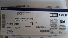 David gerrett ticket - gerrett,