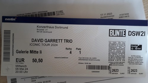 David gerrett ticket - david,
