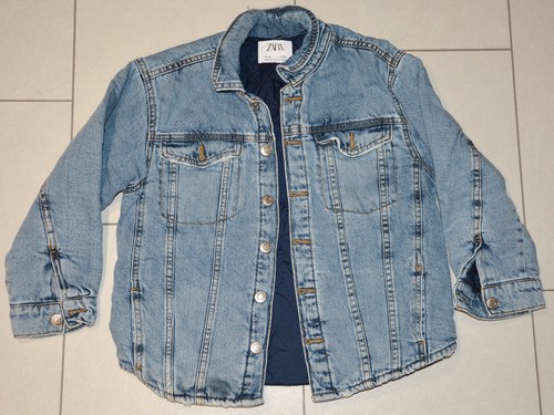 Zara jeansjacke gesteppt - zara,