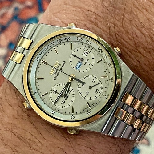 Seiko chronograph quarzuhr - chronograph,