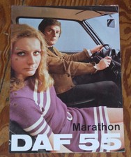 1971 DAF 55 Marathon Prospekt brochure n 33 44 66 Volvo