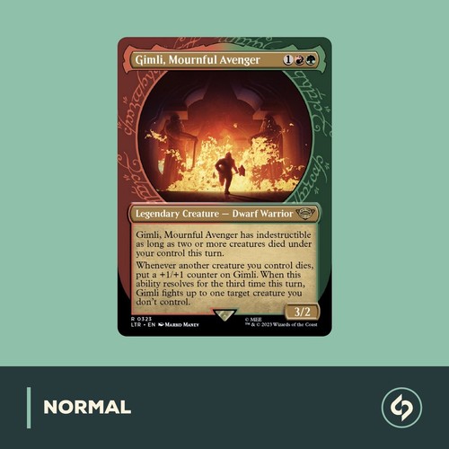 Mtg gimli mournful avenger - mtg, gimli,