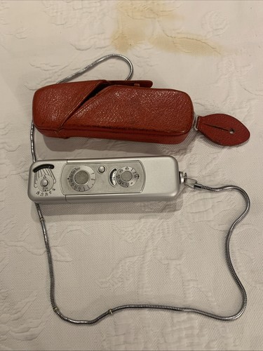 Minox rote lederetui und - minox,