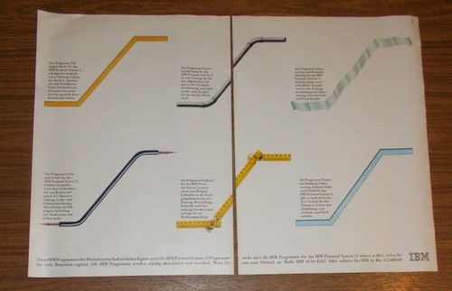 Seltene werbung ibm - seltene, ps/2