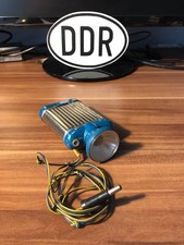 Artas Taschenlampe umgebaut auf Betrieb mit einem Netzteil. DDR