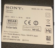 SONY TV Mainboard 1-982-022-11