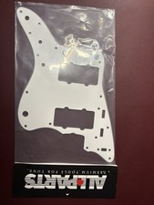 Pickguard für FENDER JAZZMASTER US Vintage ’62 Weiß 3 Lagen W/B/W /