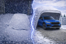 Mobile Faltgarage für Auto