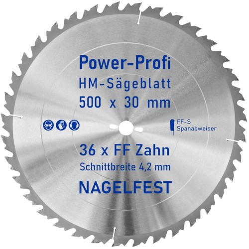 Kreis sägeblatt 500 30 - hm-kreis-sägeblatt,