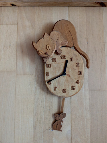 Handgefertigte wanduhr - °°,