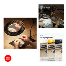 10x Lupe Mit Licht Und