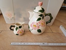 Villeroy & Boch Wildrose Kaffeekanne Milchbecher sehr gut erhalten