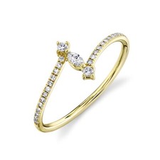 14k gelbgold marquise diamant - gelbgold,
