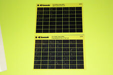 original Microfiche Kawasaki S3 400 S3-A Bj. 1974-1975  RARITÄT Explosionszeichn