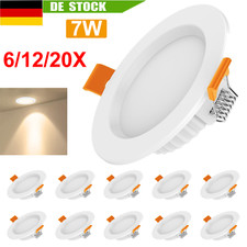 6/12/20x LED Einbauleuchte 7W