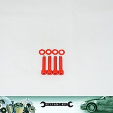 Edelstahl Schrauben rot