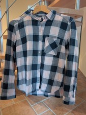 Bluse Pink Schwarz Karriert