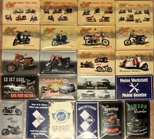 Blechschild 20 x 30 MZ Trabant Simson IFA Moped Motorrad S50 Schwalbe Werkstatt