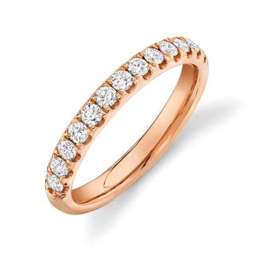 14k roségold diamantband - 14k,