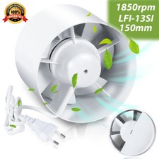 Rohrventilator Abluft mit mit Rückstauklappe BadLüfter Ø100mm Ø150mm