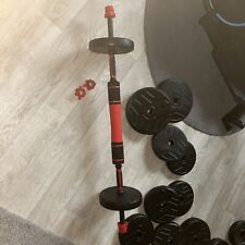 Hantelset ( Langhantel  / 2 Kurzhantel )  Inkl. 4x 2,5kg